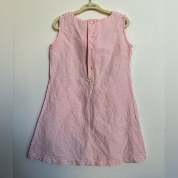 Sweetdil vintage linen dress for little girls size 4 - Picture 9 of 9